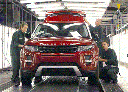 Humidificación evaporativa de Condair en Jaguar Land Rover